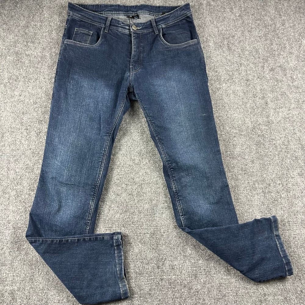 Street & Steel Motorcycle Jeans Mens 34x32 Blue Riding‎ Pants Motorcycle Read
